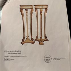 Pair of French Louis XIV Style Pedestals – Architectural Statement Pieces