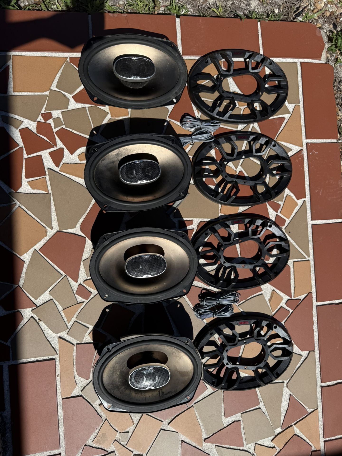 (4) 6x9 Polk Audio Marine Audio Speakers $40FIRM COME GET THEM