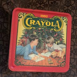 1992 Crayola Collectible Christmas Tin
