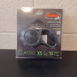 New  Flexi Black Classic Tape Leash, Extra Small , 10 foot