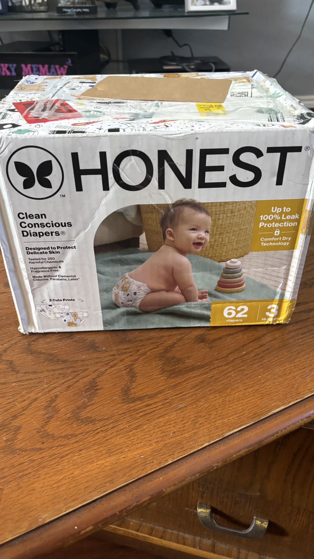 Size 3 Honest Disposable Diapers