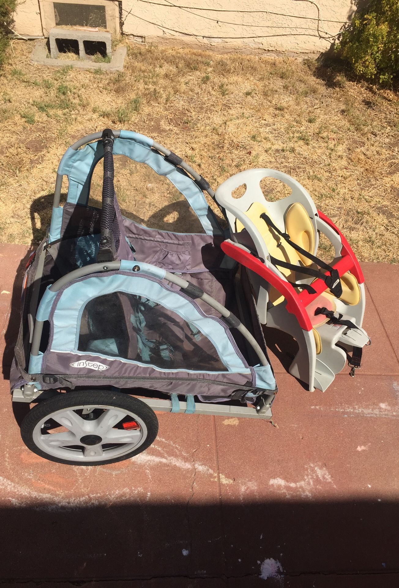 Co Pilot kids bike seat - In Step Trailer