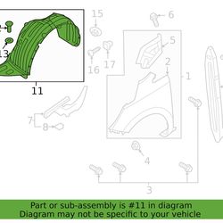 Fender Liner - Kia (86812-A9000)