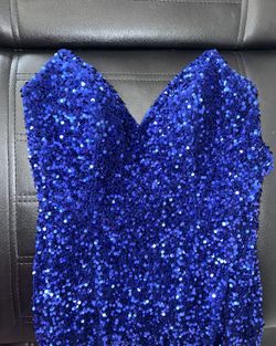 Royal Blue Prom Dress (Make offer) 