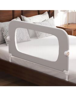 New Bed Rail for Toddlers, Baby Bed Rail Guard for Kids, Toddler Bed Rails with Reinforced Anchor Fit, Height Adjustable & Foldable Bed Rail Guard for