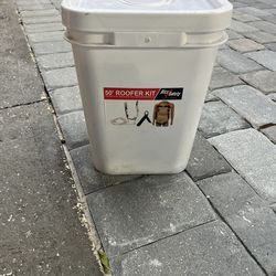 Fall Protection Safety Kit Harness, Rope And Anchor