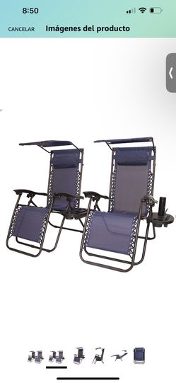 2 Pc Chairs Whit Canopy