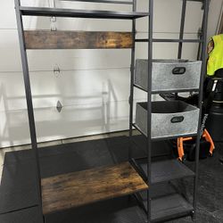 Entry Way Storage Rack