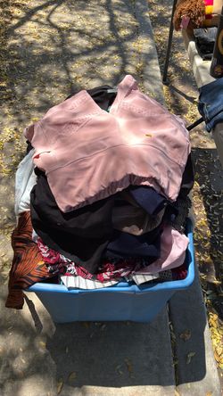 Bin of clothing good for you that sell