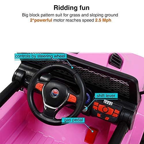 💕💕!!BRAND NEW 12V LUXURY REMOTE CONTROL Electric Ride On Car Power Wheels Big Kid Jeep Sport with FM RADIO, colorful LED light bar and Bluetooth