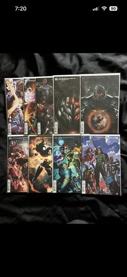 DC JUSTICE LEAGUE ODYSSEY 2018/2020 #17-25 VARIANT Cover Set NM/VF —$31.99 + shipping— - -