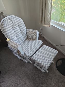 Swing Chair With Leg Rest