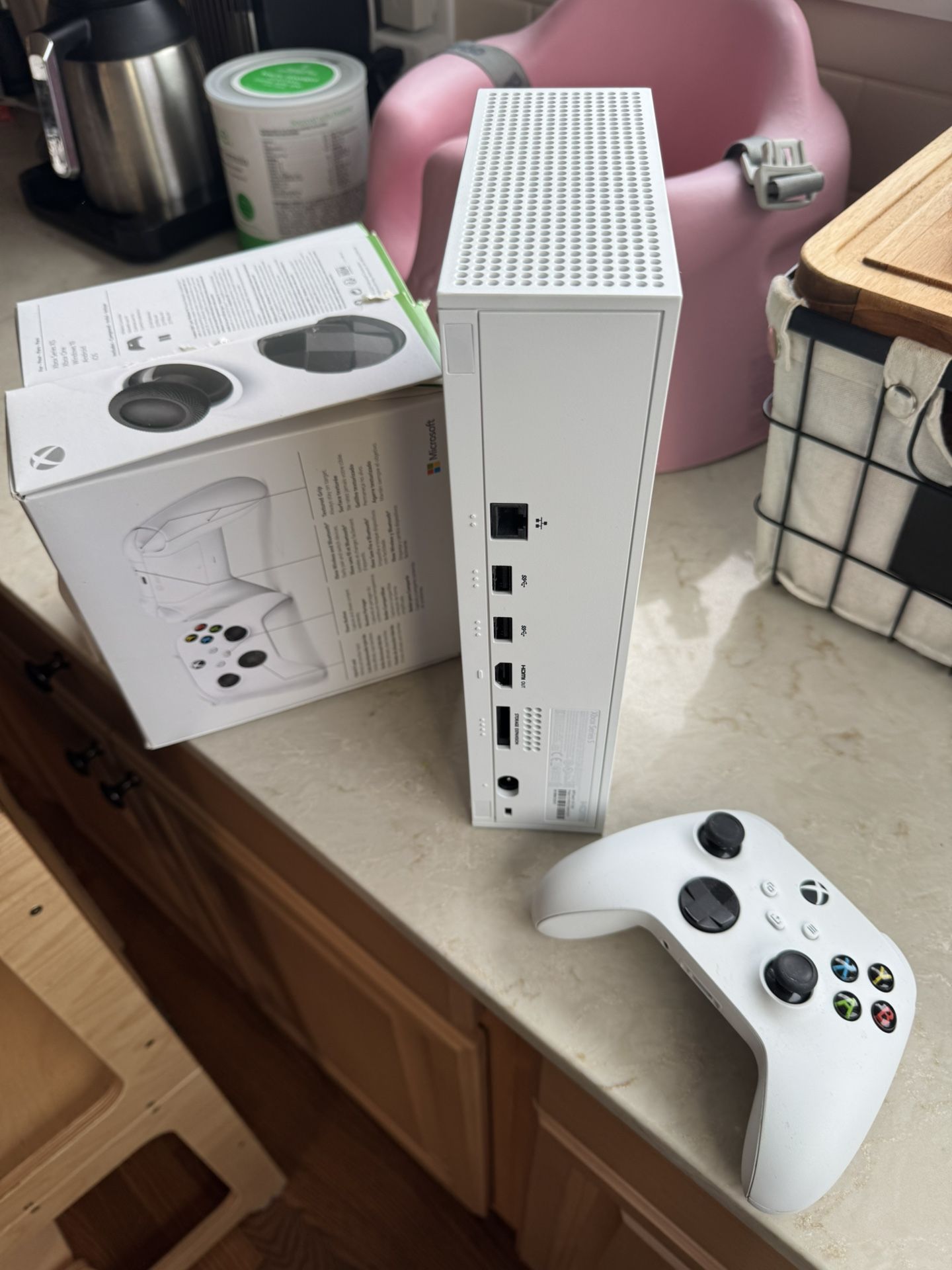 Barely Used Xbox Series S + 3 Controllers