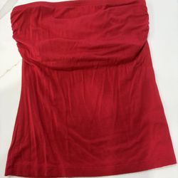 Red Sleeveless Top