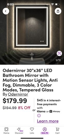LED Bathroom mirror