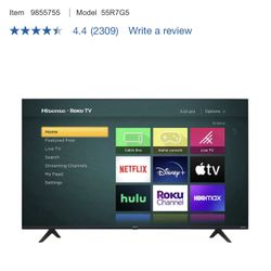 55 Inch Smart TV New In Box 