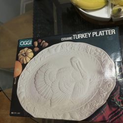 Oggi Vintage Corporation Turkey Platter