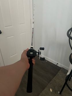 bait caster and rod