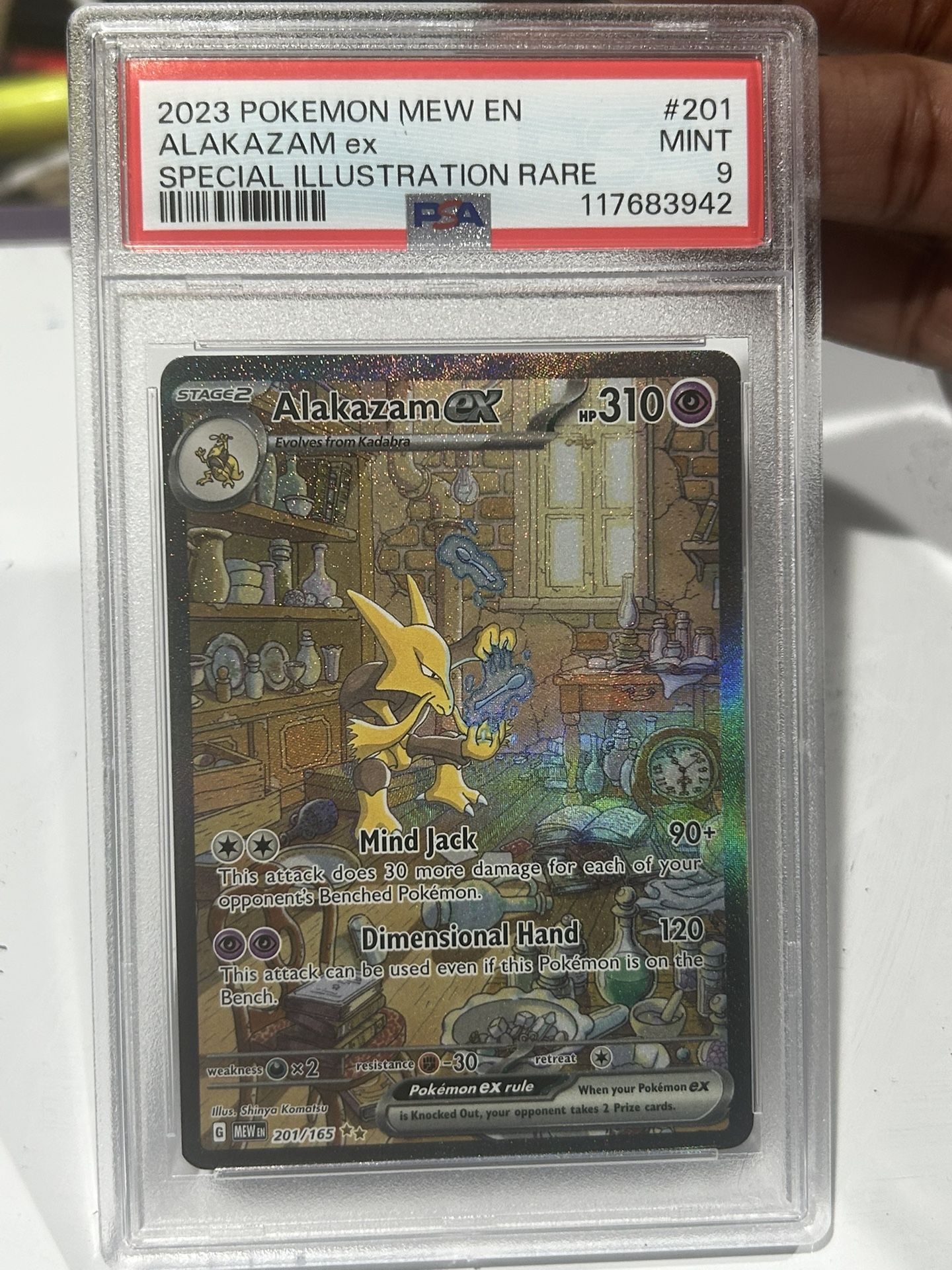 2023 Pokemon mew en AlALAZAM EX