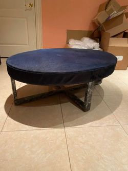 Mohair and Mother of Pearl Coffee Table