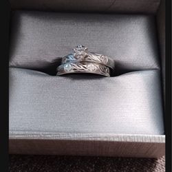 10k Pure White Gold  Diamond Never Used Oly Sized It !  6 Pics Up Its Over Beautiful Never Used It! Pick Up Only In Fall River Ma Make Or  Best Offer 