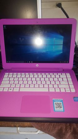 Pink hp laptop,2.16ghz,2gigs,40gbssd,webcam,hdmi,Bluetooth,like new - (