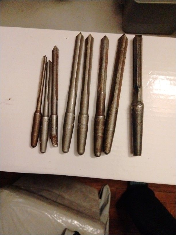 8 Vintage Rawldrill Of England Drill Bits