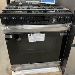 Samsung Bespoke 30” Gas Slide In Range In Stainless Steel 