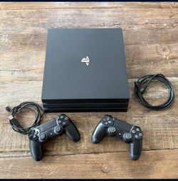PlayStation PS4 Pro 1TB With 2 Controllers Like Now 