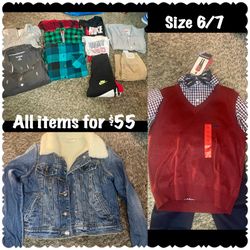 Boys Size 6/7 