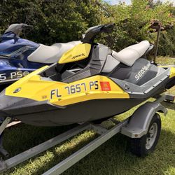 Jet Skis And Trailer