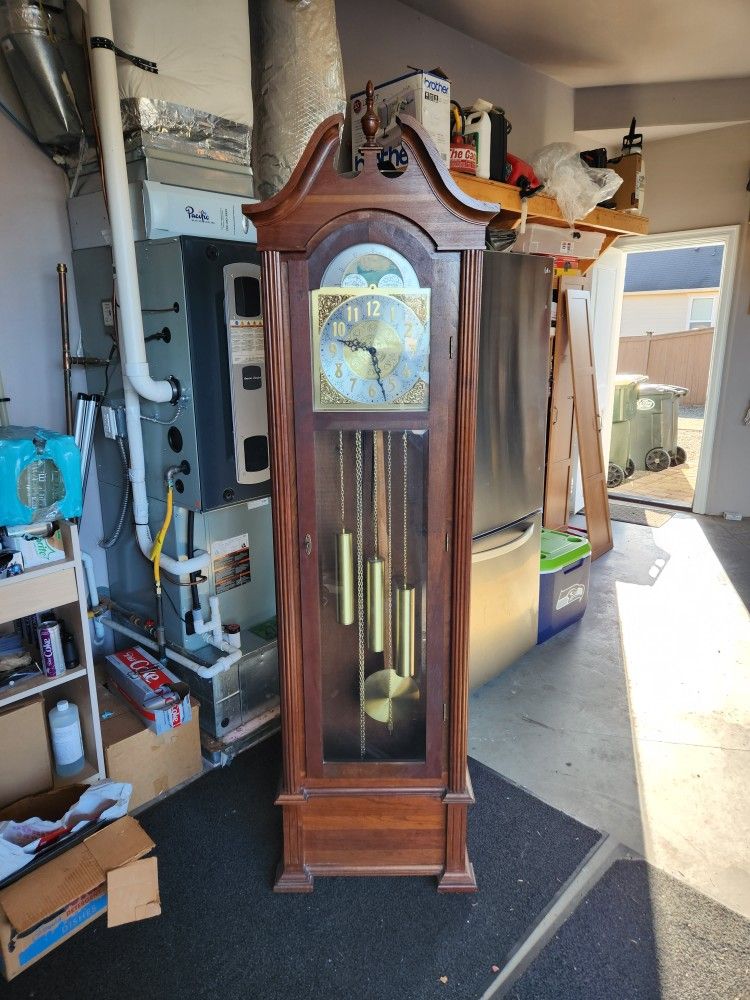 76" Hentschel Grandfather Clock
