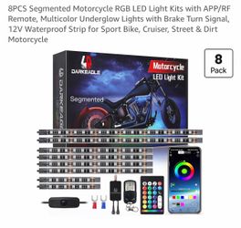 Motorcycle underglow L.E.D.