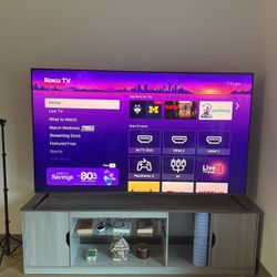  MOVING!! Tv 75 Inches + Tv Stand 
