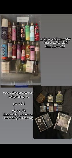 perfumes and colognes dm if u want to see more pics