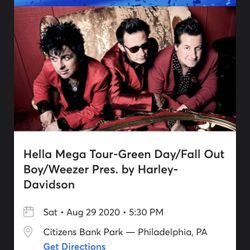 Hella Mega Tour Real Tickets From Ticket Master $89 X 3