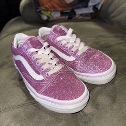 Pink Glitter Vans 