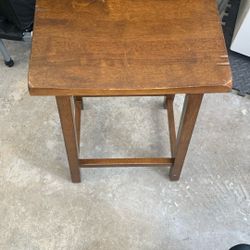 Three Bar Stools Solid Wood 