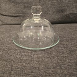 Princess House Crystal Butter Dish
