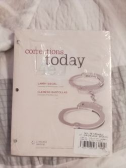 NEW TEXTBOOK : Corrections Today 4th Edition
