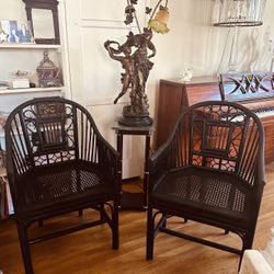Vintage Cane Accent chairs  $187.00 Each 