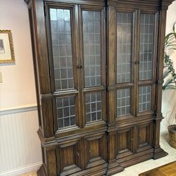 Heritage Two Piece Display Cabinet