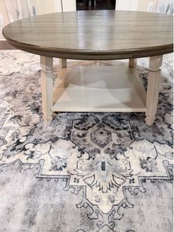 Center table and 2 side stool set
