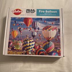 Fire Balloon Puzzle With 1000 Pieces