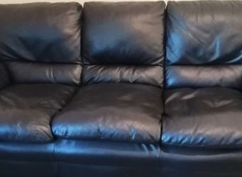Black Leather Couch