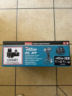 Makita 40v Impact Wrench Kit With Charger