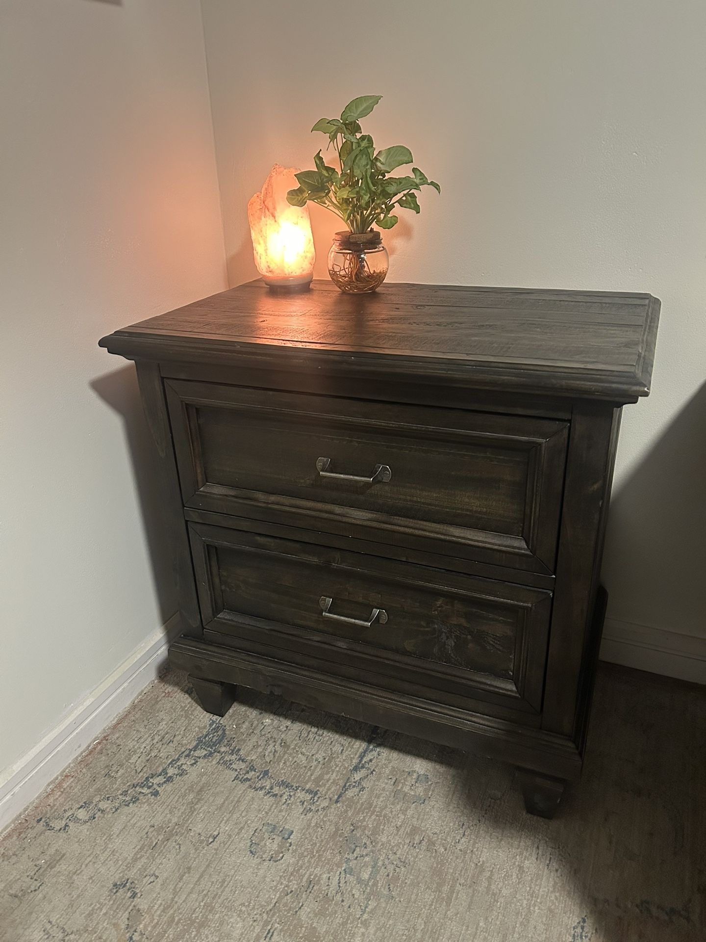 2 Drawer Side Table/Night Stand
