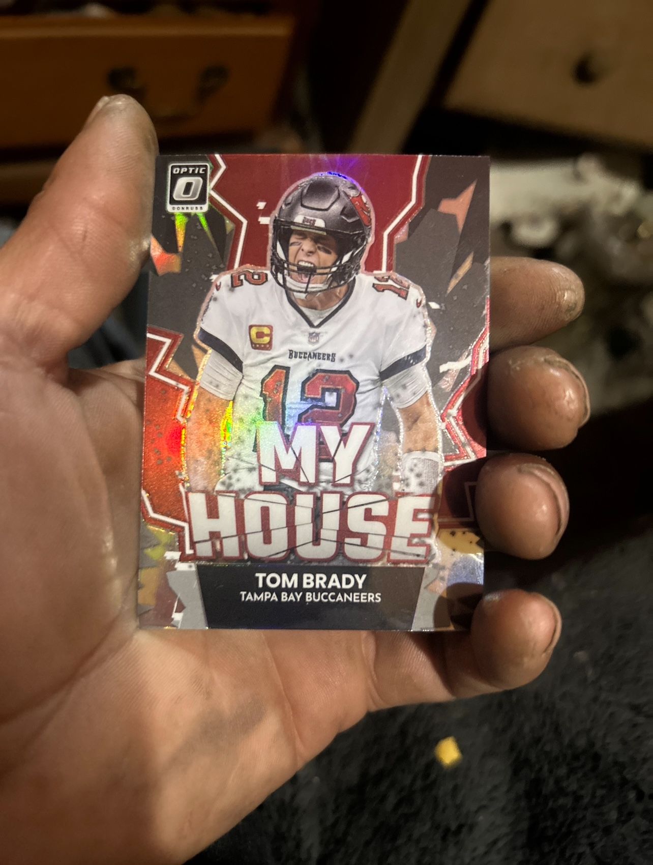 2022 Donruss Optic TOM BRADY My House Silver Prizm #MH-15 Buccaneers