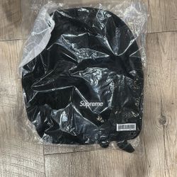 Supreme Velvet Backpack Black 