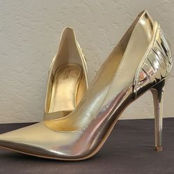 Michael Kors Gold Metallic Heels